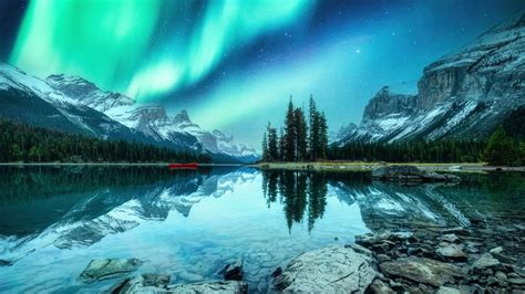 Maligne Lake Jasper National Park Alberta Canada