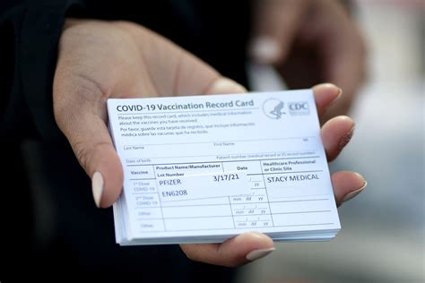 Man Charged With Stealing 500 Covid Vaccine Cards In Los Angeles The