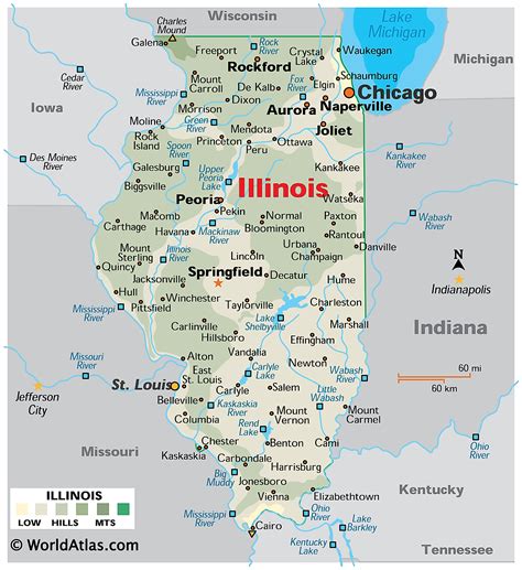 Map Illinois State