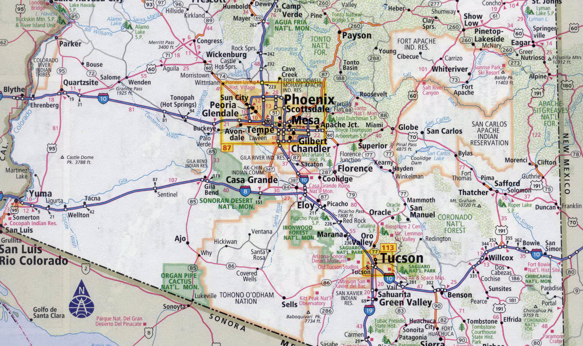 Map Of Arizona