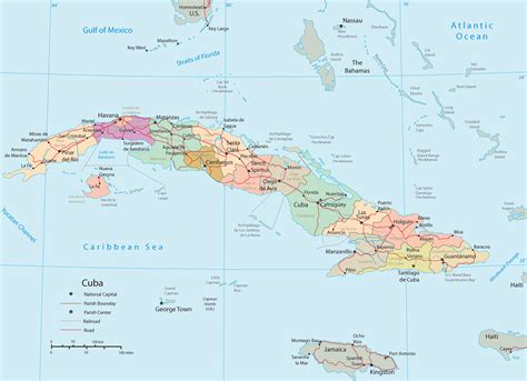 Map Of Cuba Political Map Of Cuba With The Several Provinces Photo