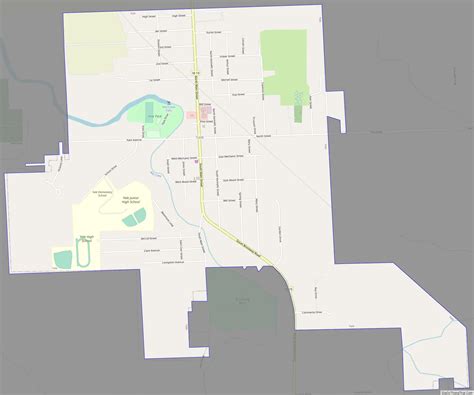 Map Of Yale City Michigan