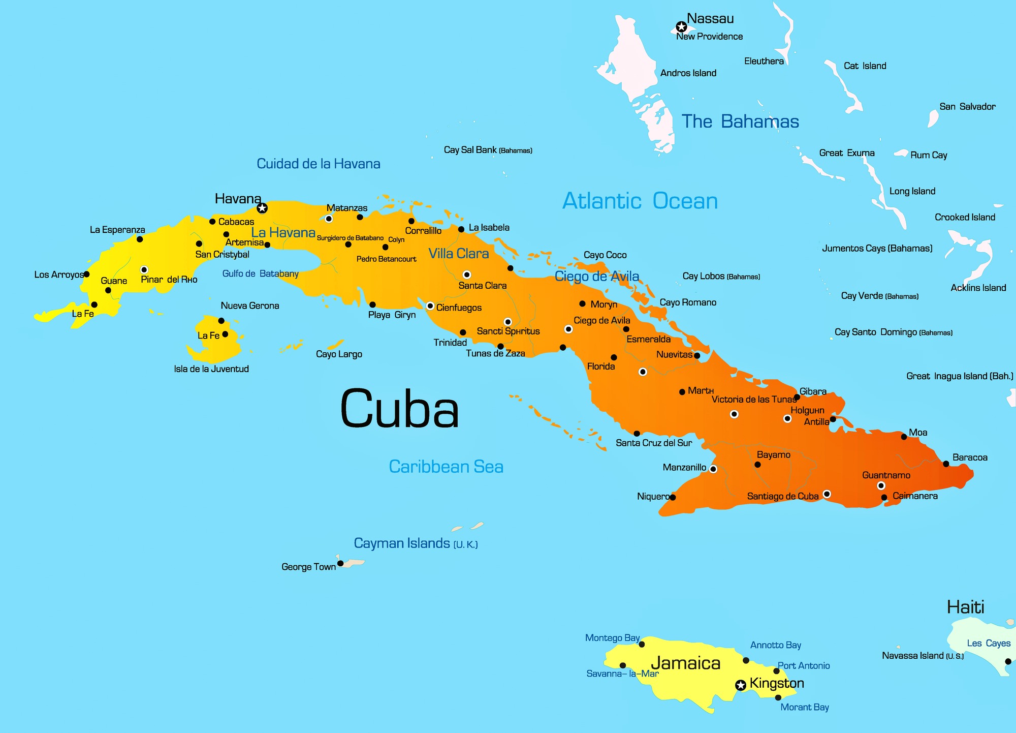 Mapa De Cuba: Explore Islands & Cities