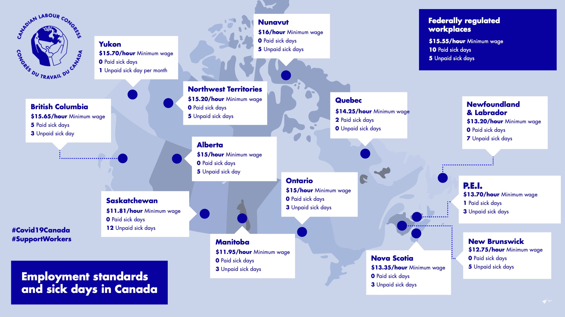 Mapping Canada S Employment Standards Canadian Labour Congress