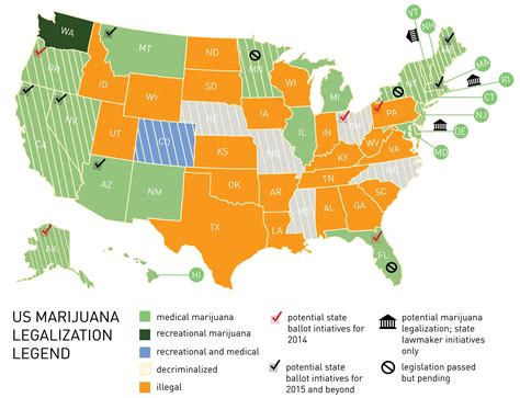 Marijuana Legalization Map