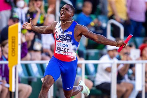 Marvin Bracy Surges Leads U S Men S 4X100 Relay Team In Heats At