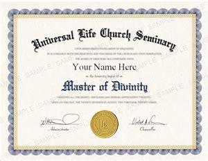 Master Of Divinity