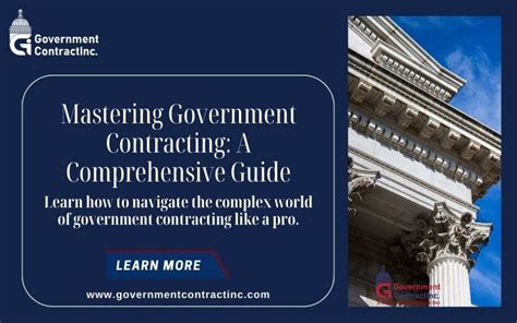 Mastering Government Contracts Professional Guide And Tips