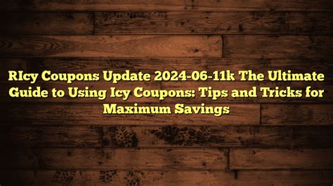 Max Savings Guide: Ultimate Discount