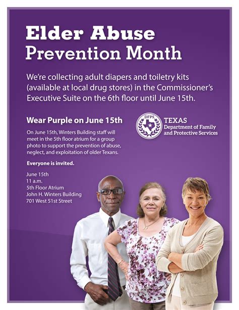 May Is Elder Abuse Prevention Month Office Of The Texas Governor