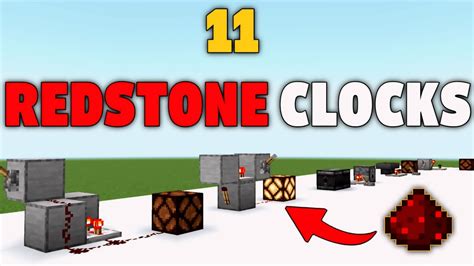 Mc Redstone Clock: Simplify Your Builds