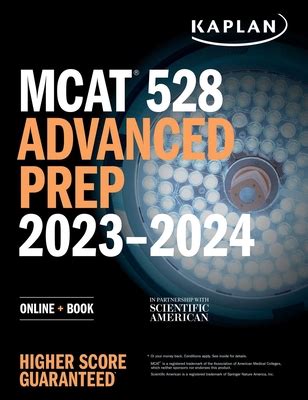 Mcat 528 Advanced Prep 2023 2024 Book By Kaplan Test Prep Official