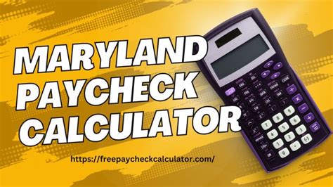 Md Paycheck Calculator