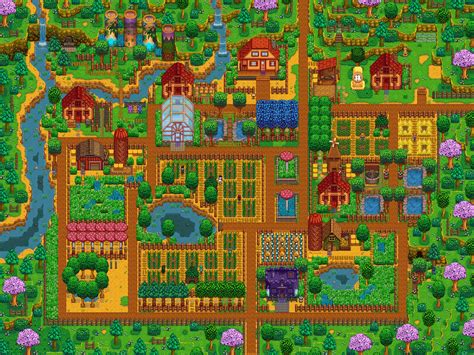 Meadowlands Farm Layout R Farmsofstardewvalley