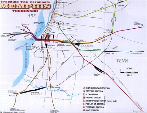 Memphis Railroad Maps