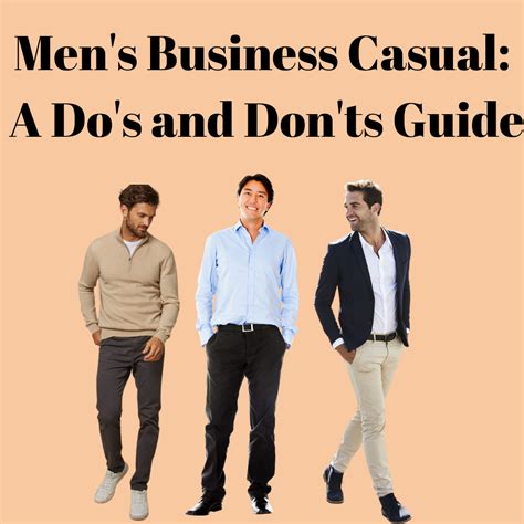 Men S Business Casual A Do S And Don Ts Guide Pacer Times