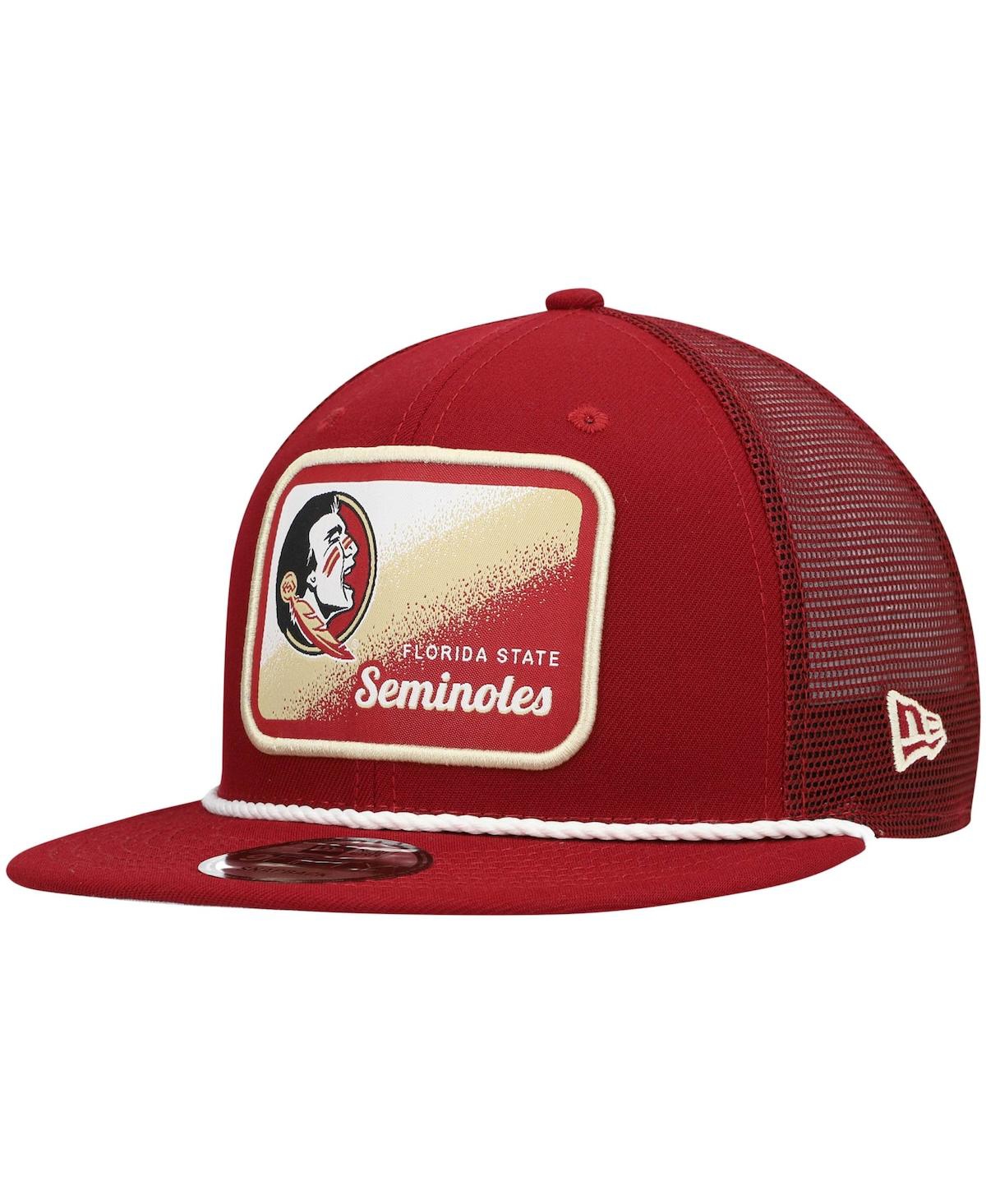 Men S New Era Black Florida State Seminoles Labeled 9Fifty Snapback Hat