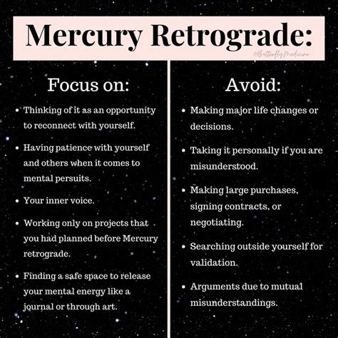 Mercury Retrograde Dos And Donts Mercury Retrograde Astrology