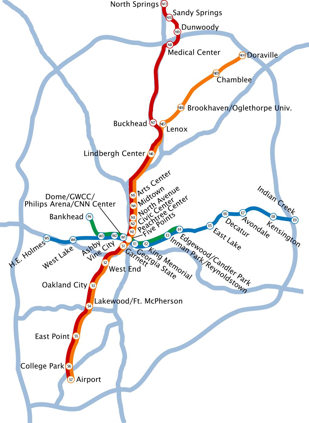 Metro Atlanta Map