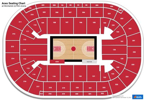 Michelob Ultra Arena Basketball Seating Chart Rateyourseats Com