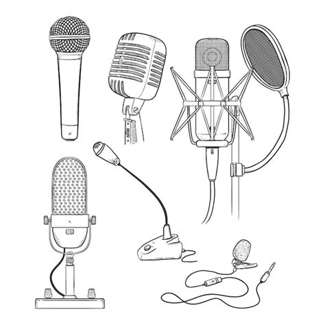 Microphones Drawing: Learn Essential Techniques