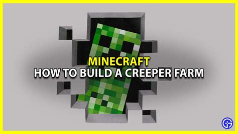 Minecraft Bedrock Edition How To Build A Creeper Farm Gamer Tweak