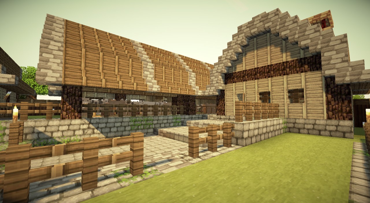 Minecraft Cow Farm