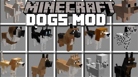 Minecraft Dogs: Customizable Pet Options