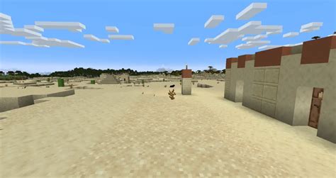 Minecraft Double Desert Temple 1 11 2 Village Seed