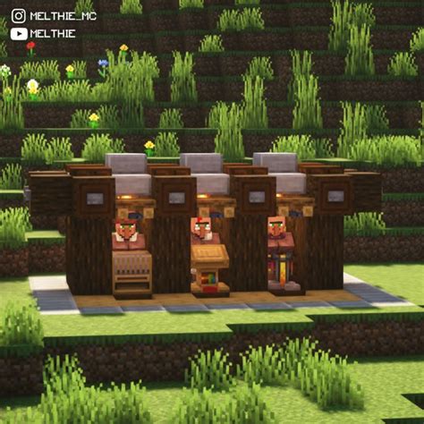 Minecraft Easy Villager Trading Hall In 2024 Minecraft Designs