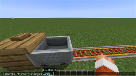 Minecraft Minecart Speed Command