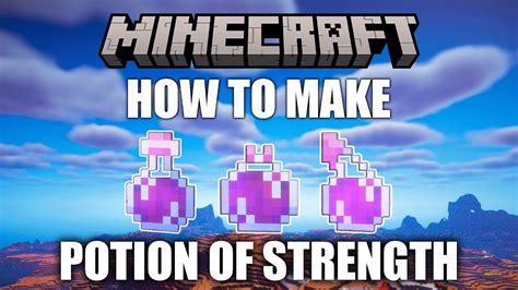 Minecraft Potions: Boost Health & Strength