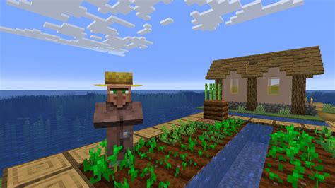 Minecraft Villager Farmer: Easy Food Source