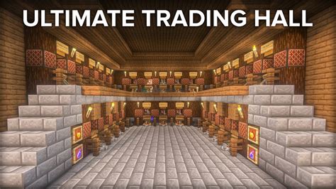 Minecraft Villager Trading Hall Build