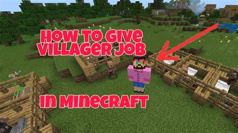 Minecraft Villagers: Assign Jobs Easily