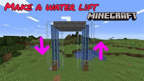 Minecraft Water Lift