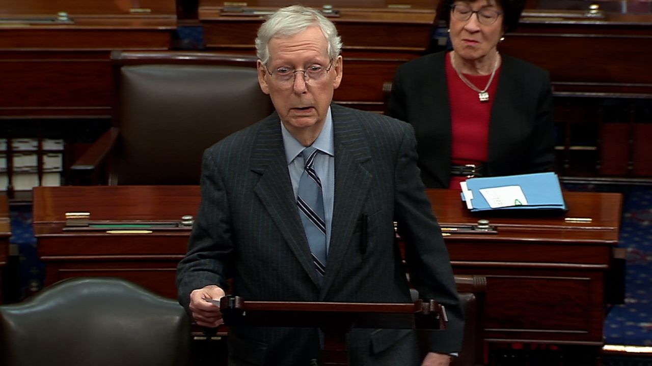 Mitch Mcconnell Sparks Concern As He Falls Down Senate S Stairs