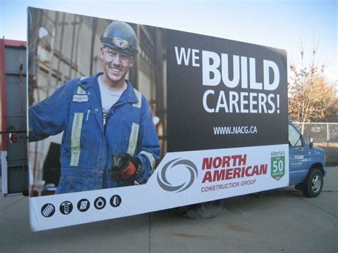 Mobile Advan Billboards For Recruitment North American Construction