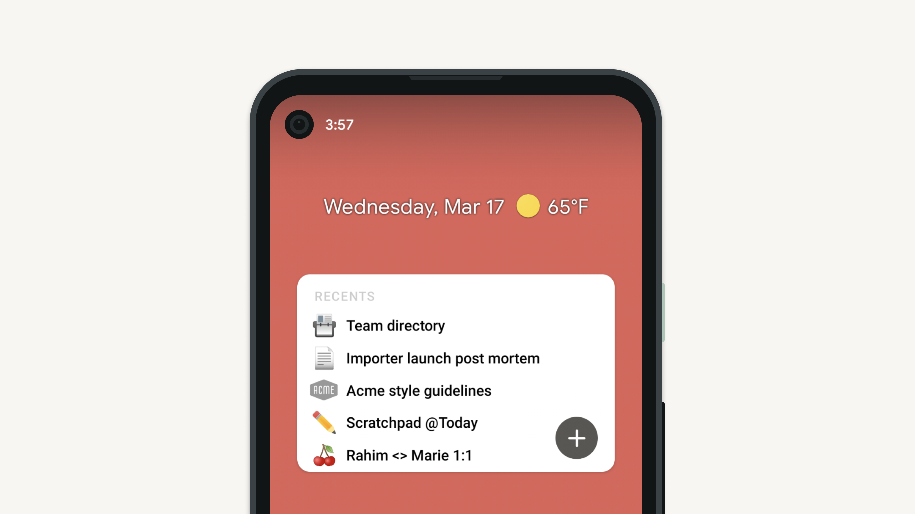 Mobile Widgets Notion Help Center