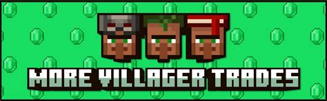 More Villager Trades Minecraft Mods Curseforge