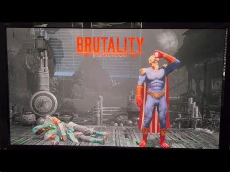 Mortal Kombat 1 Homelander S What Happens If Brutality Youtube