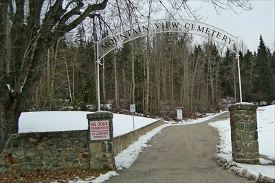 Mountain View Cemetery Arch Rossland British Columbia Freestanding