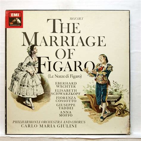 Mozart The Marriage Of Figaro By Carlo Maria Giulini Lp Box Set With