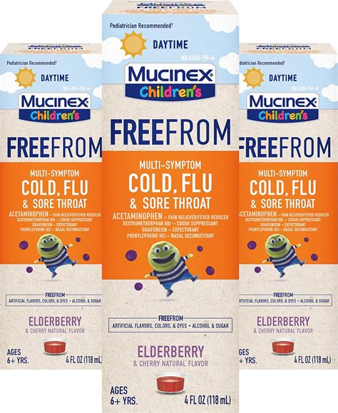 Mucinex Children S Freefrom Multi Symptom Cold Flu Sore Throat