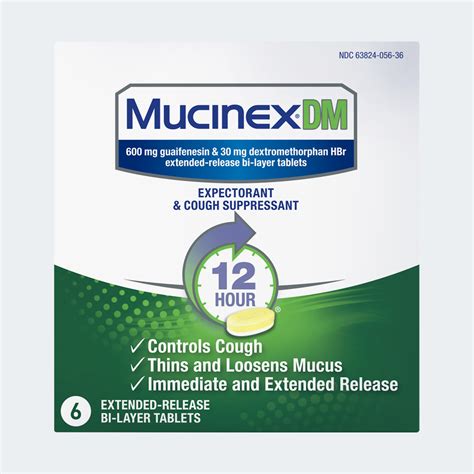 Mucinex Dm 12 Hour Extended Release Bi Layer Tablets Mucinex Usa