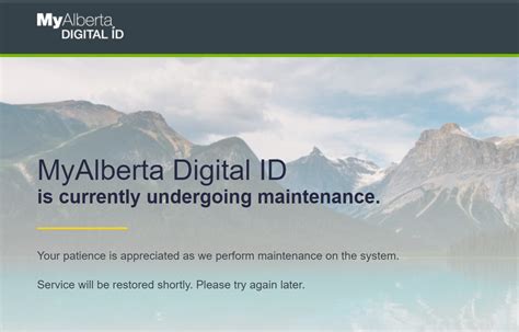 My Alberta Digital Id Is Down Not The Time To Be Down R Calgary