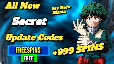 My Hero Mania Code Secrets