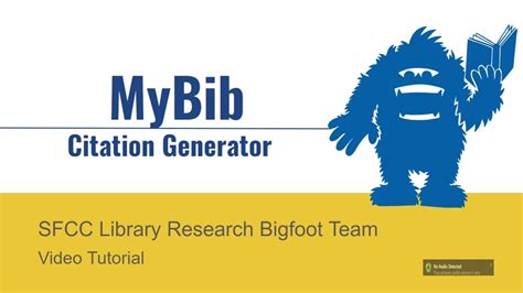 Mybib Com A Free Citation Generator Youtube