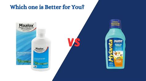 Mylanta Vs Maalox: Relief Compared