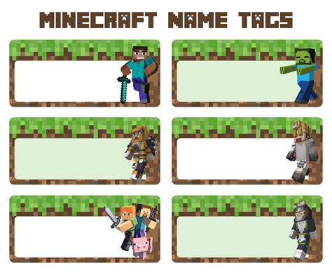 Name Tag Minecraft